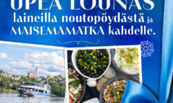 Lounasristeily kahdelle Pyhäjärvimaisemissa!