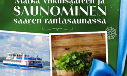 Sauno saaren rantasaunassa